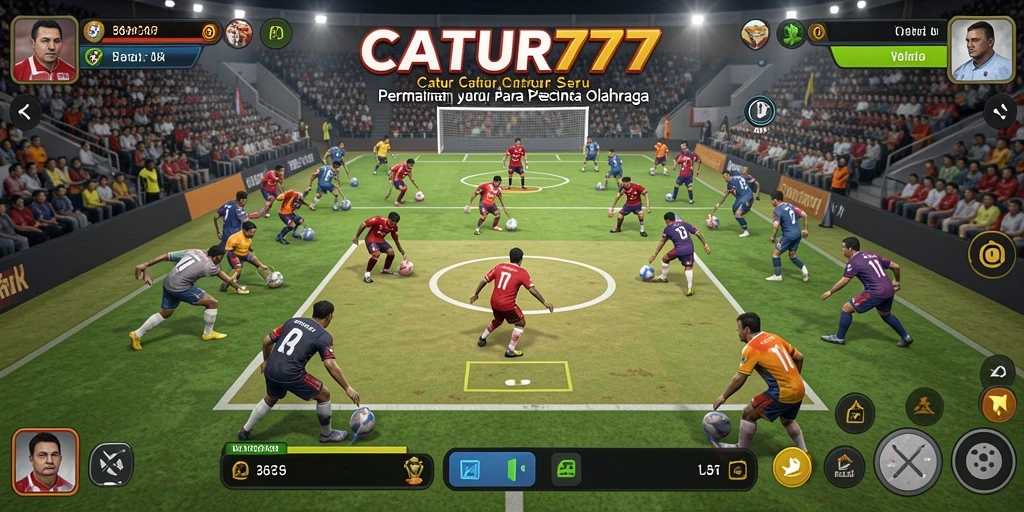 Tangkapan layar utama CATUR777 menampilkan momen mendebarkan dalam permainan catur.