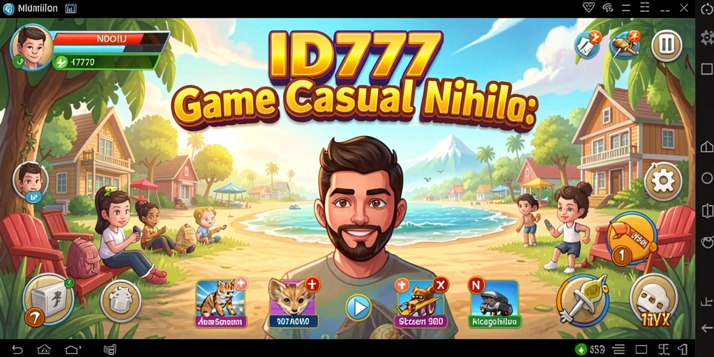 Tampilan gameplay seru di ID777 dengan beragam level menarik.