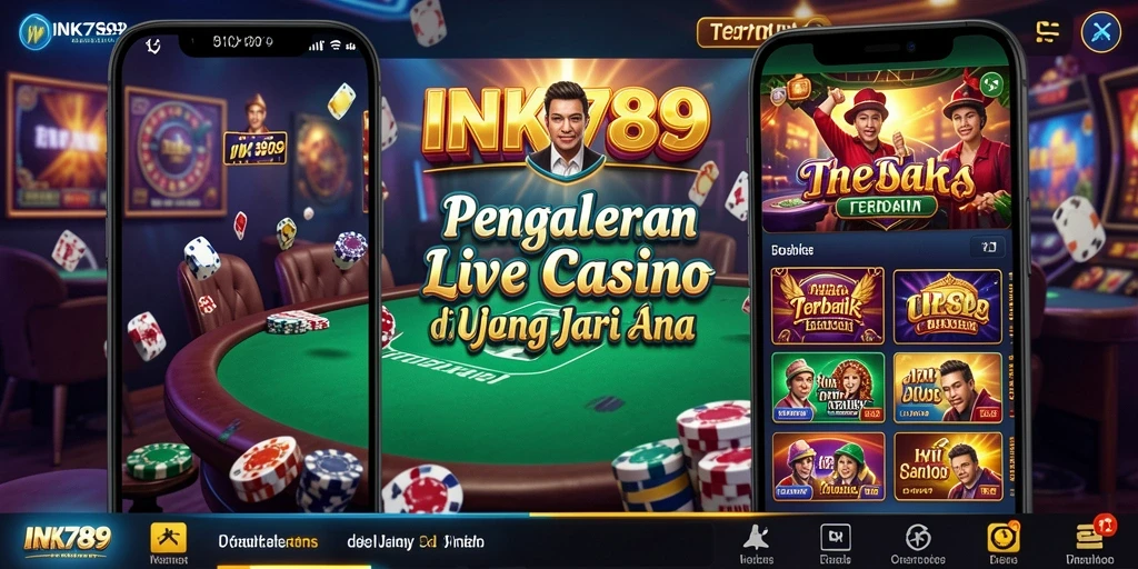Screenshot gameplay INK789 yang menggambarkan suasana Live Casino yang seru.