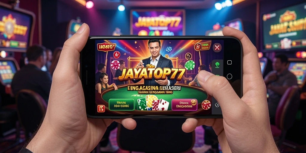 Tampilan gameplay Live Casino JAYATOP77 yang mendebarkan.