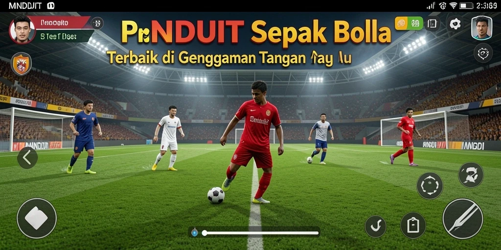 Tampilan permainan MNDUIT yang menakjubkan saat pertandingan sepak bola.
