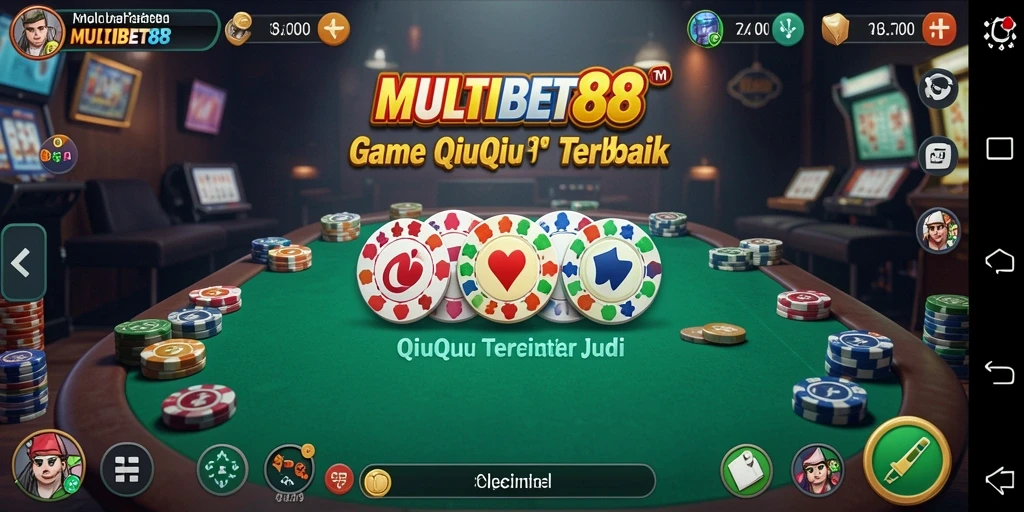 Screenshot MULTIBET88 menampilkan gameplay seru QiuQiu.