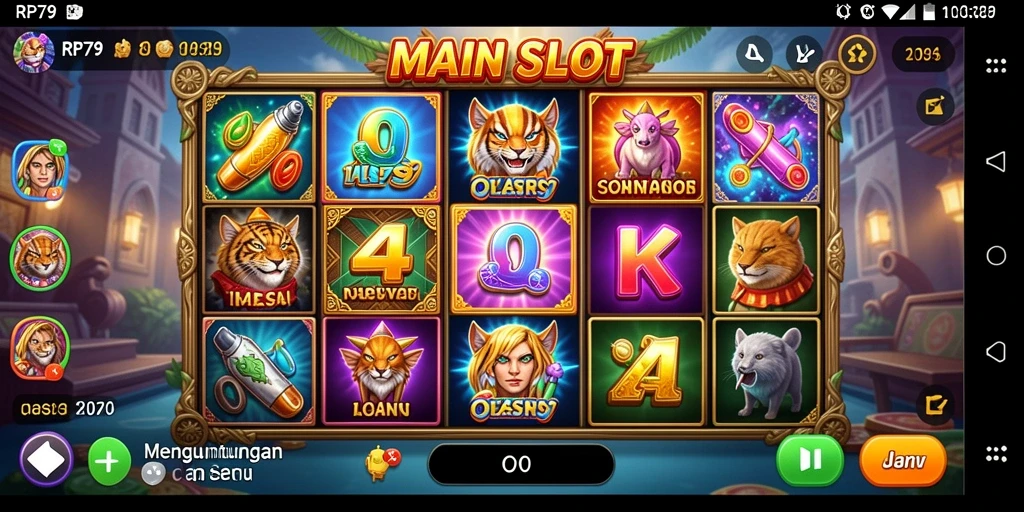 Tampilan gameplay seru dengan grafik cemerlang di RP79.