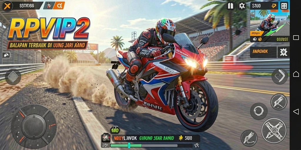 Tampilan gameplay RPVIP2 yang mendebarkan dan penuh aksi.