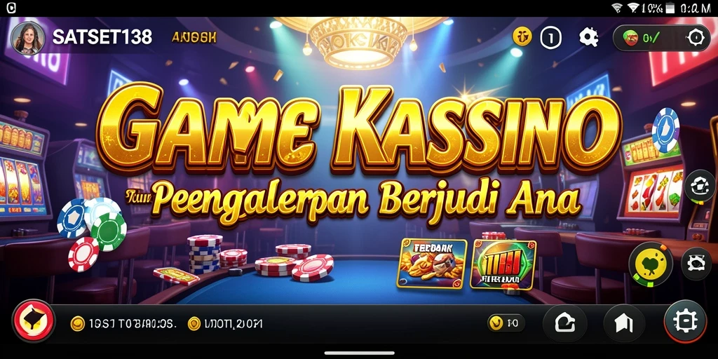Tampilan gameplay yang menarik dari SATSET138 di dunia Kasino.