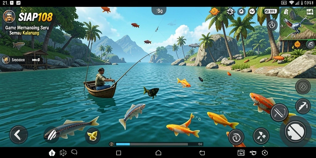 Tangkapan ikan yang fantastis dalam gameplay SIAP108.