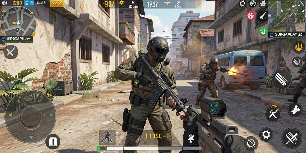 Gameplay seru dengan grafis memukau di SURGAPLAY.